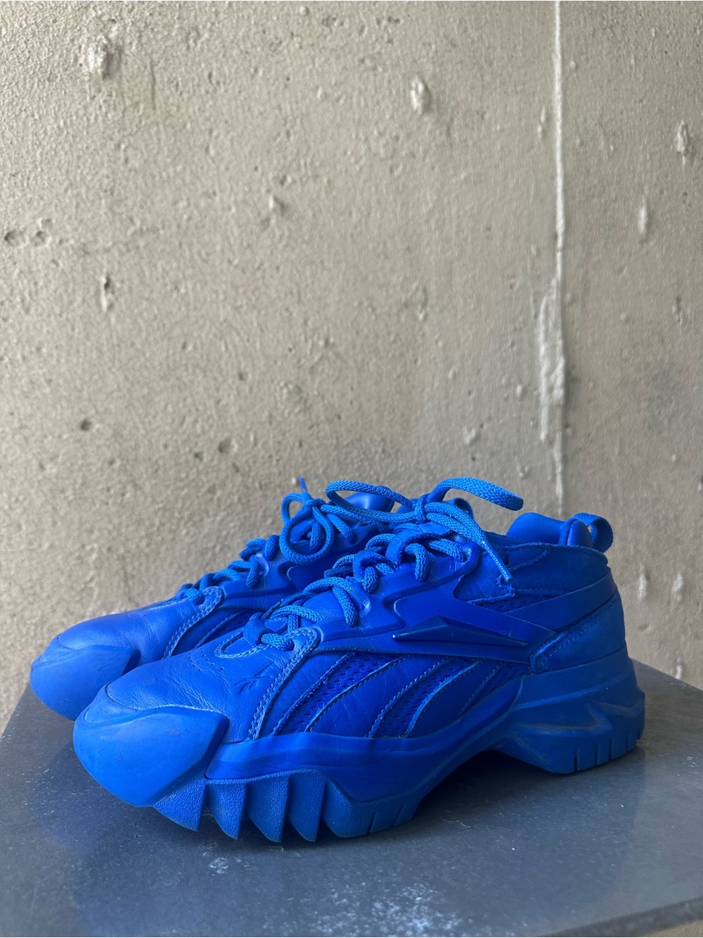 Cardi B x Reebok Limited Edition Blue Sneakers - Size 7.5